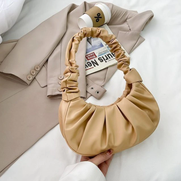 Fashion Dumpling Shopping Bag Mobile Phone Coin Purse Leather Handbag
