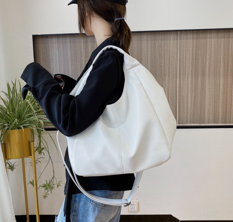 Fashion Half Moon Shape Shopping Bag Top-handle Bags Handbag Tote Lady