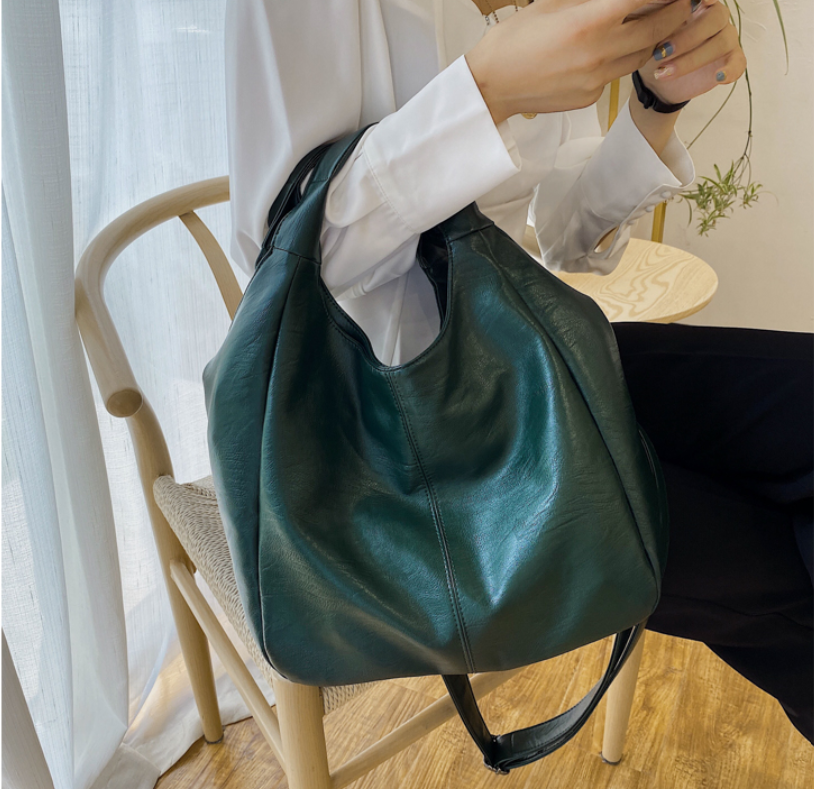 Fashion Half Moon Shape Shopping Bag Top-handle Bags Handbag Tote Lady