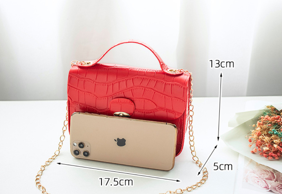 Fashion Classic Shopping Bag Mobile Phone Coin Purse Leather Handbag
