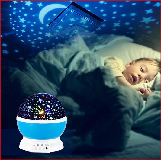 Galaxy Projector Starry Rotating LED Night Light Children Lamp Gift