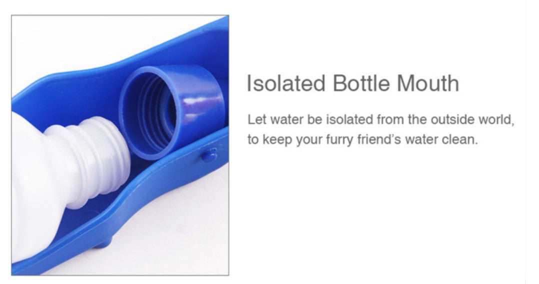 Pet Supply Dog Water Bottle Drinker Feeder Travel Outdoor Accessories