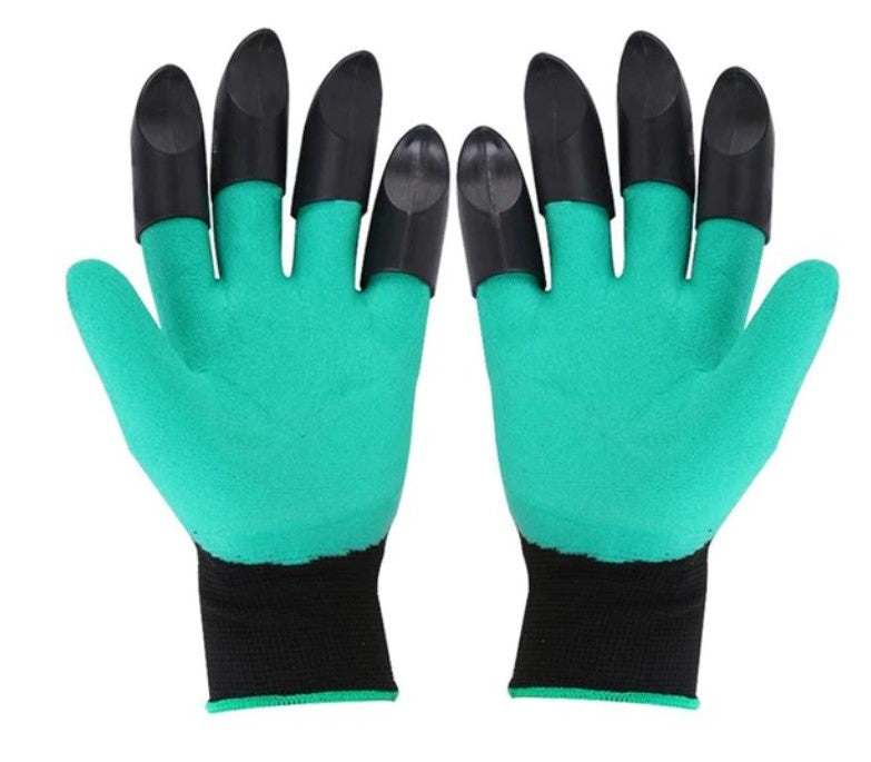 Glove With Claws ABS Plastic Gardening Digging Planting Waterproof