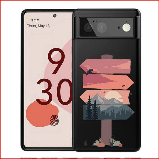 Scenery Sky Cloud Protection Cover Case for Google Pixel 4 5 5A 6 Pro