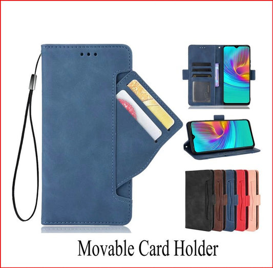 Luxury Flip Wallet Movable Cover Case for Google Pixel 4 5 6 Pro 7 Pro