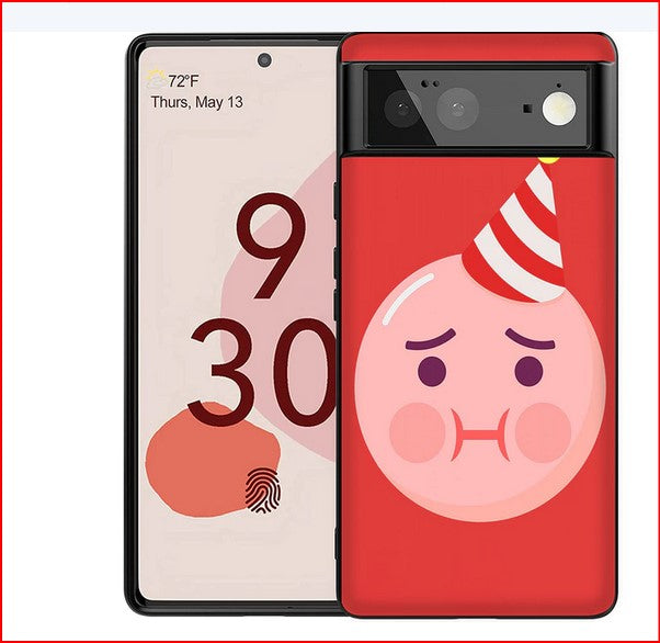 Star Cartoon Animal Funny Food Cover Case for Google Pixel 5 6 Pro