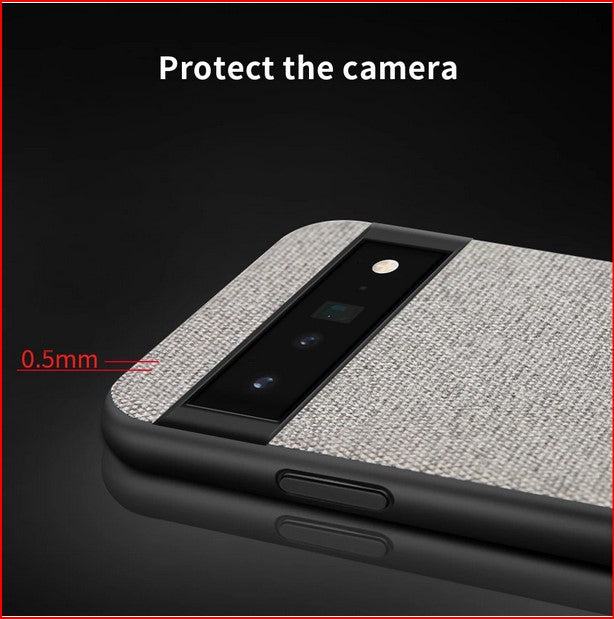 Luxury Fabric Canvas Full Cover Case for Google Pixel 6 Pro 6A 5A 4A