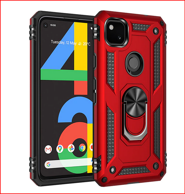Amor Ring Holder Stand Magnetic Cover Case for Google Pixel 7 7 Pro