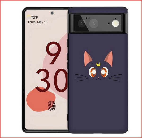 Star Cartoon Animal Funny Food Cover Case for Google Pixel 5 6 Pro