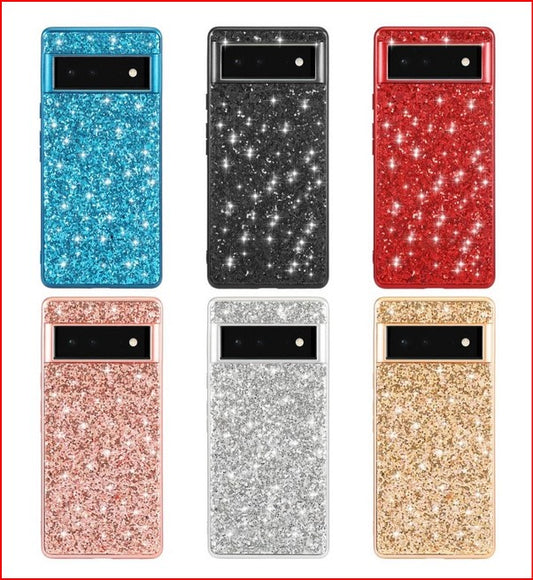 Glitter Lens Protection Cover Case for Google Pixel 4A 5A 6 6 Pro