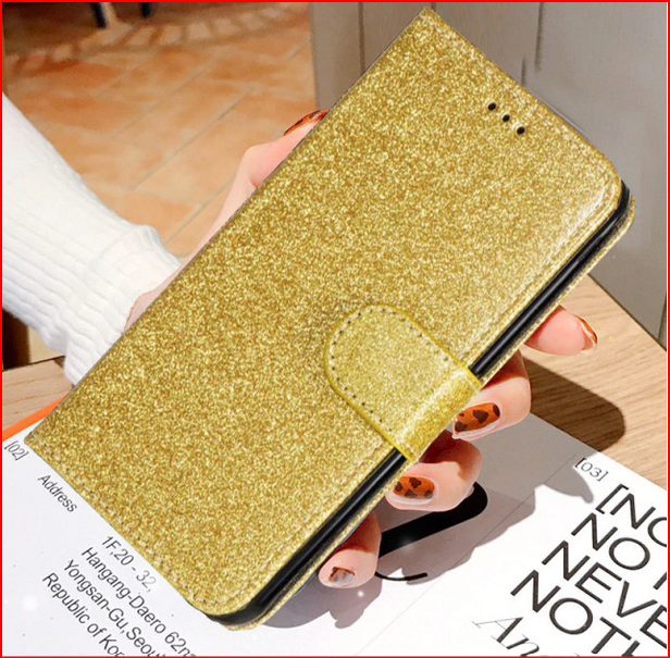 Fashion Glitter Leather Wallet Stand Case for Google Pixel 6 6 Pro 5 4
