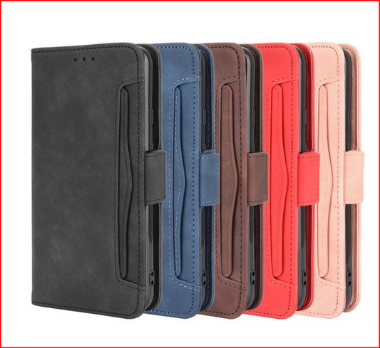 Flip Wallet Kickstand Leather Cover Case for Google Pixel 6 6 Pro 5A