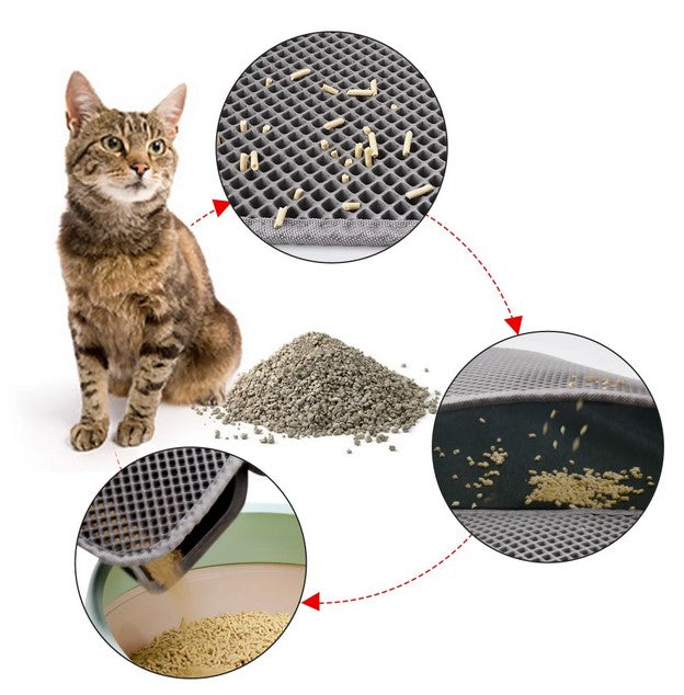 Waterproof Litter Comfortable Bed Pad Mat Dog Cat Clean Trapping Pets