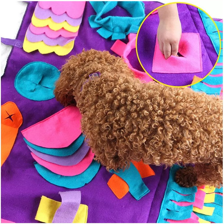 Training Blanket Dogs Snuffle Bed Mat Pad Fleece Pad For Dogs Cats Pet