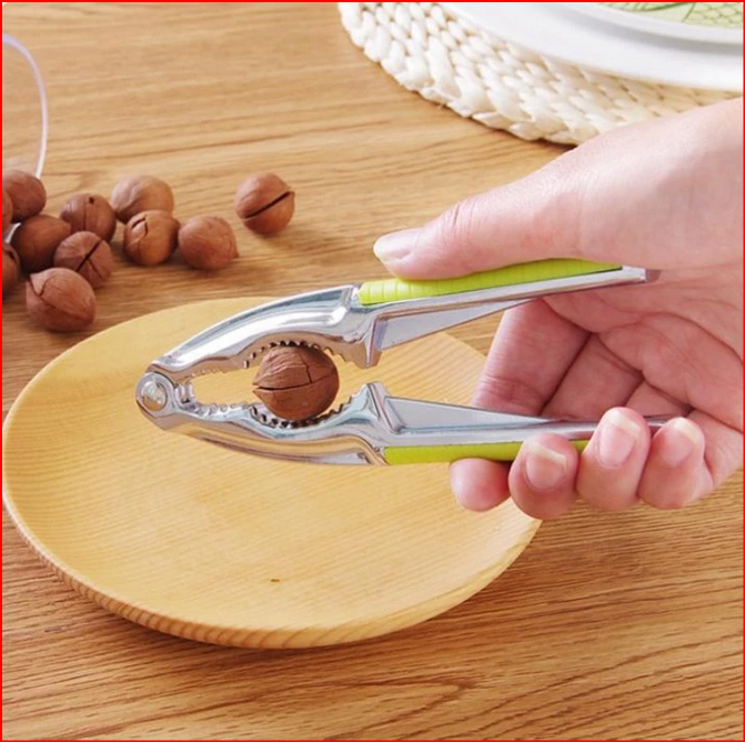 Portable Nut Cracker Kitchen Gadgets Tool Sheller Walnut Opener Plier