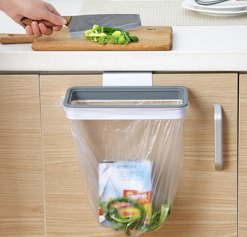 Useful Portable Plastic Garbage Hanging Bag Kitchen Trash Kitchen Tool