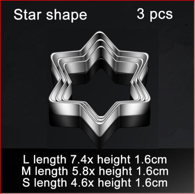 Baking Accessories Biscuit Stainless Steel Cookie Cutter Kitchen Tools