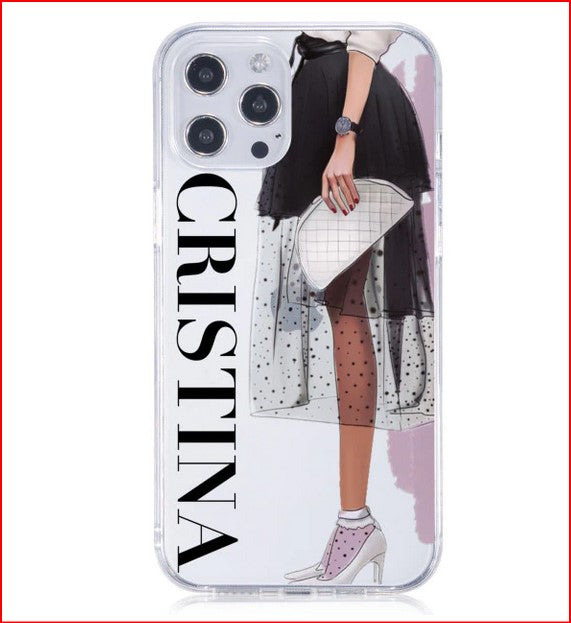Fashion Girl Human Pattern Case For Apple iPhone 14 13 12 Pro Max Plus