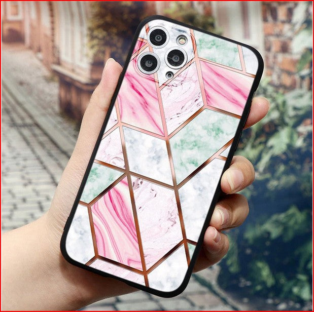Marble Vintage Retro Flower Cover Case Apple iPhone 14 13 12 Pro Max