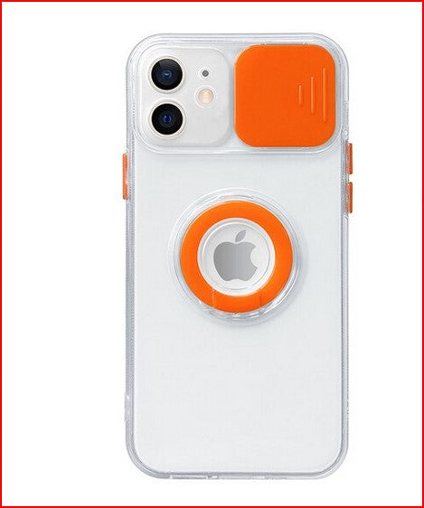 Ring Holder Slide Lens Camera Case For Apple iPhone 14 13 12 11 ProMax