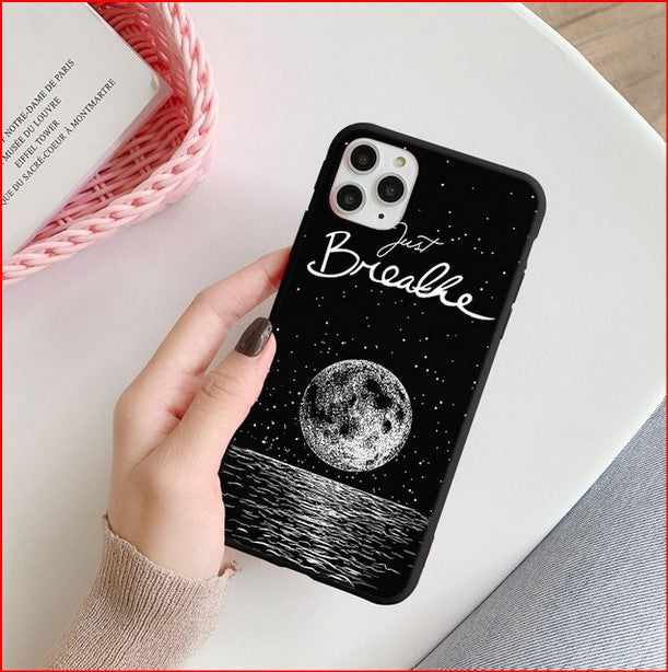 Space Planet Stars Moon Cover Case For Apple iPhone 14 13 12 Pro Max