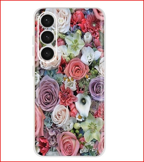 Rose Flower Fashion Cover Case for Samsung Galaxy S23 Plus S23 Ultra