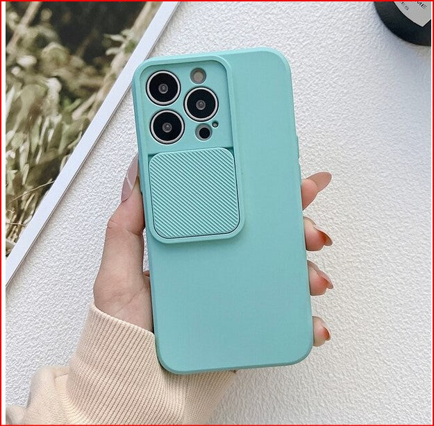 Slide Camera Protection Cute Case For Apple iPhone 14 13 12 11 Pro Max