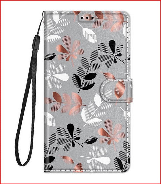 Flower Rose Flip Wallet Case for Samsung Galaxy S23 S22 S21 Plus Ultra