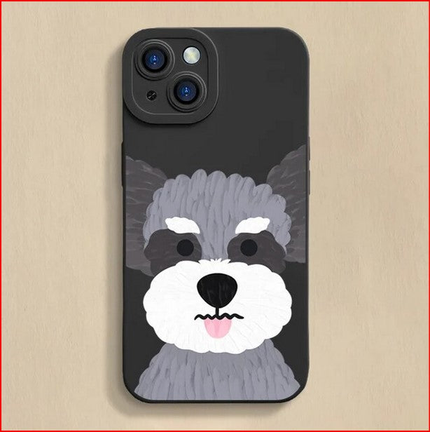 Cartoon Lovely Dog Case for Samsung Galaxy S23 S22 S21 S20 Plus Ultra