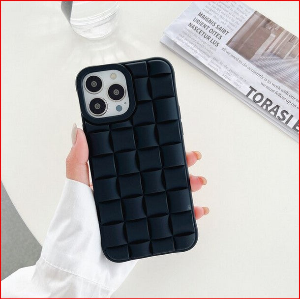 Fashion 3D Cube Pattern Cover Case For Apple iPhone 14 13 12 11 ProMax