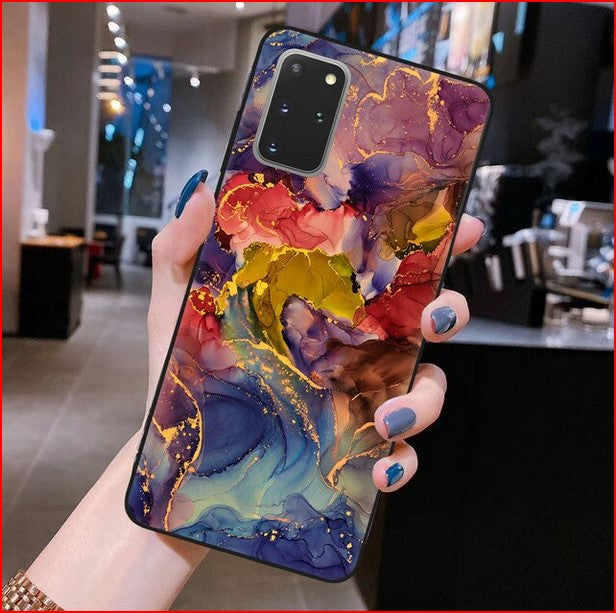 Watercolor Marble Pattern Case for Samsung Galaxy S22 S21 Plus Ultra 9