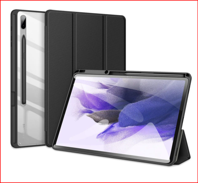 Pen Holder Flip Stand Leather Case for Samsung Galaxy Tab S8 S7 Plus