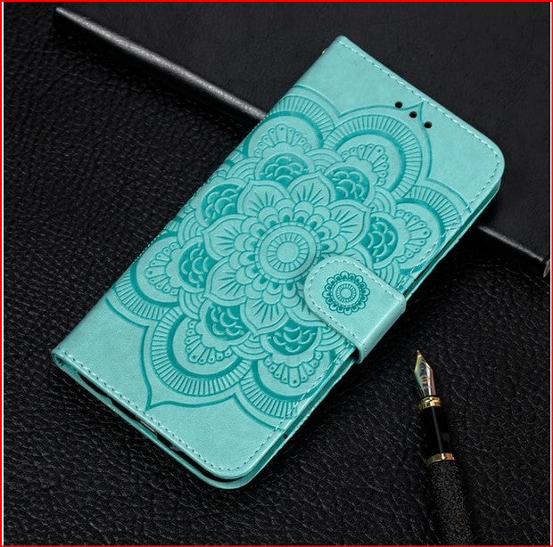 Flip Wallet Flower Cover Case for Apple iPhone 14 13 12 11 Pro Max Mini