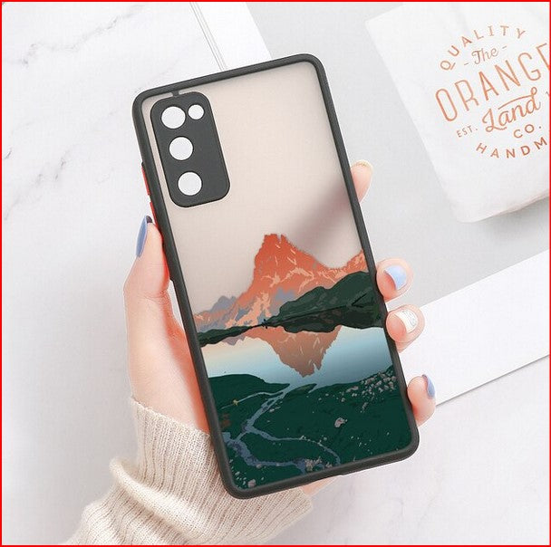 Landscape Mountain Cover Case for Samsung Galaxy S22 S21 Plus Ultra S9