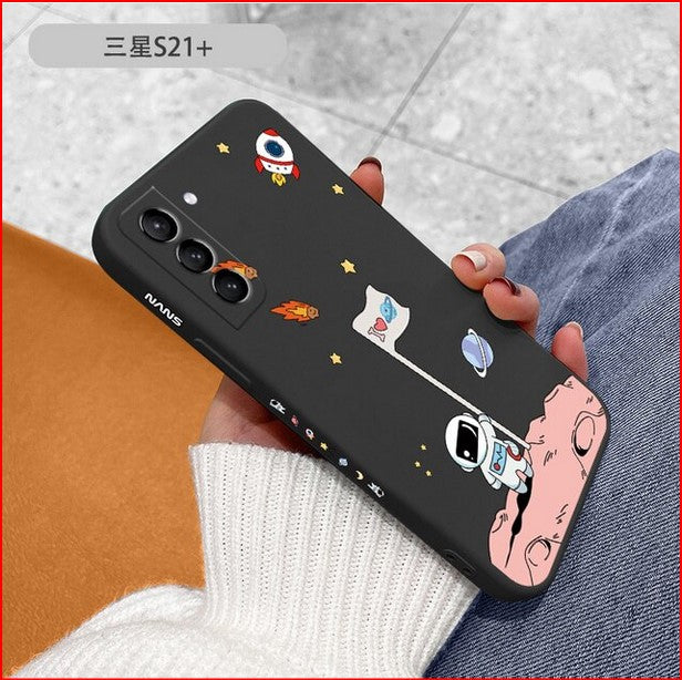 Space Rocket Astronaut Case for Samsung Galaxy S22 S21 Plus Ultra S10