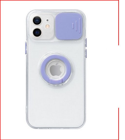 Ring Holder Slide Lens Camera Case For Apple iPhone 14 13 12 11 ProMax