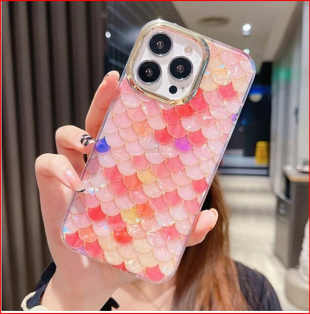 Luxury Fish Scales Cute Cover Case For Apple iPhone 14 13 12 11 ProMax