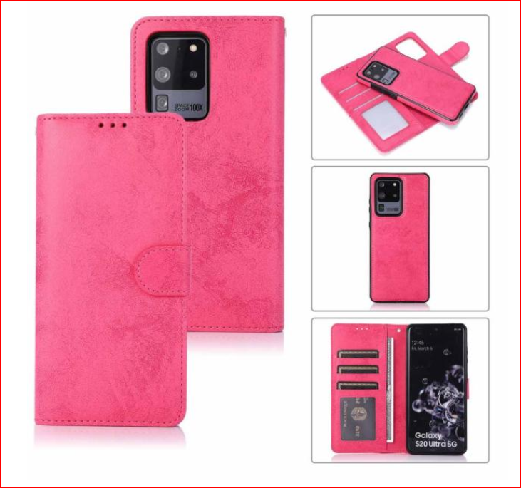 Flip Wallet PU Leather Case for Samsung Galaxy S23 Plus S22 Ultra Note
