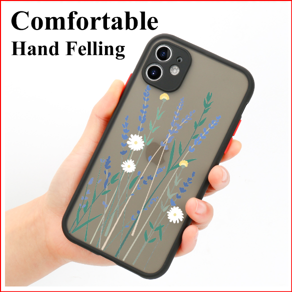 Flower Transparent Cute Case for Samsung Galaxy S23 S21 Plus S22 Ultra