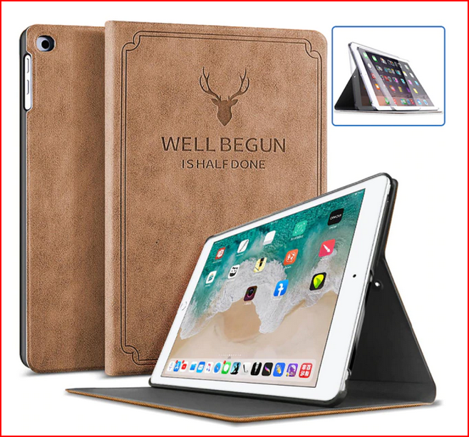 Fashion Flip Deer Print Case for All Apple iPad Mini iPad Air iPad Pro