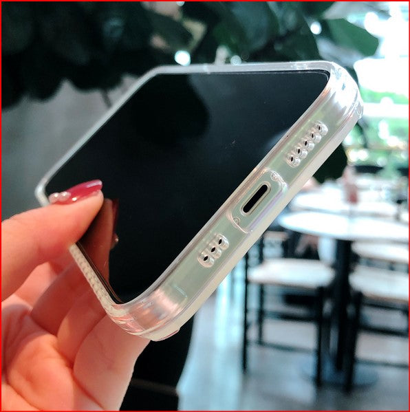 Matte Laser Aurora Clear Case for Apple iPhone 14 13 12 Pro Max Mini