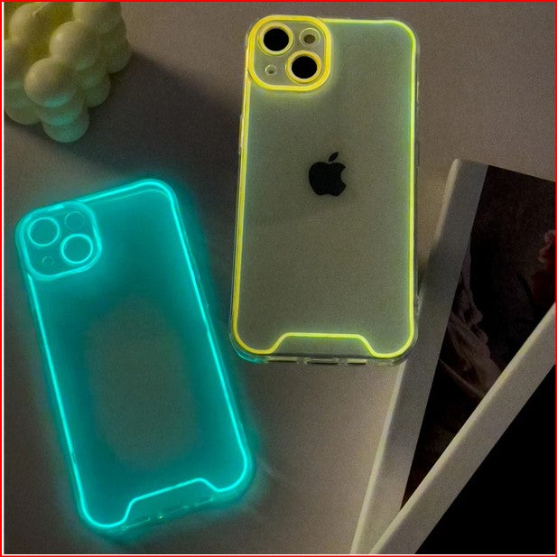 Night Light Luminous Silicone Case for Apple iPhone 14 Plus 13 Pro Max