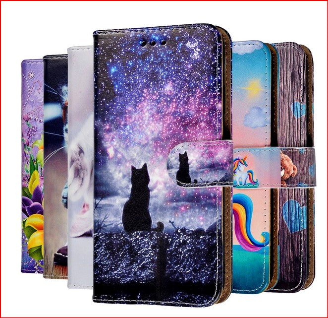 Flip Wallet Animal Cover Case Samsung Galaxy S23 S22 S21 Plus Ultra