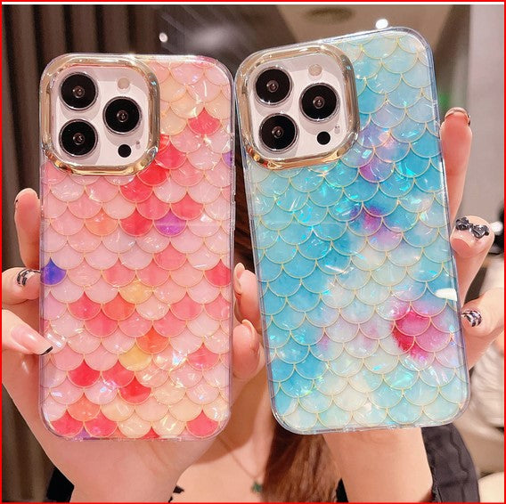 Luxury Fish Scales Cute Cover Case For Apple iPhone 14 13 12 11 ProMax