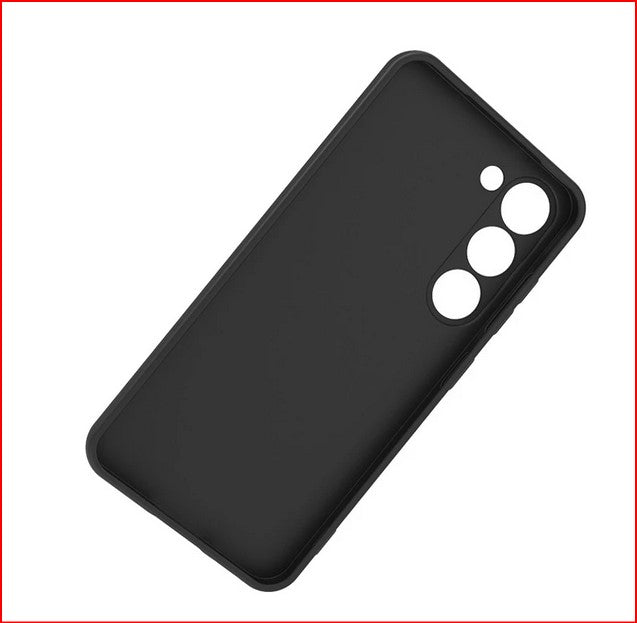 Black Matte Simple Cover Case for Samsung Galaxy S23 Plus S23 Ultra