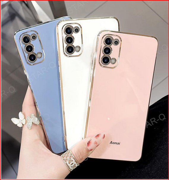 Luxury Plating Simple Cover Case Samsung Galaxy S22 S21 S20 Plus Ultra