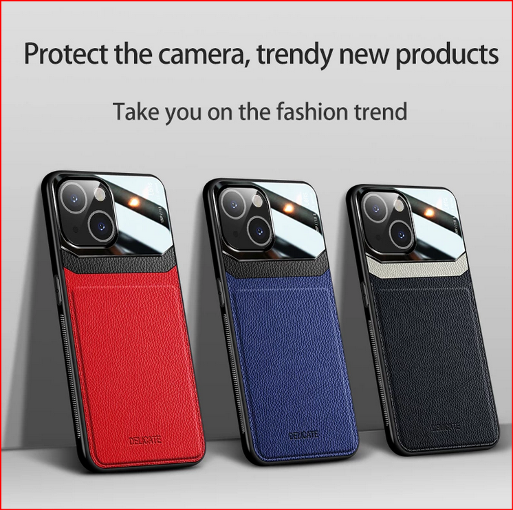 Full Protection Leather Case For Apple iPhone 14 13 12 11 Pro Max Mini