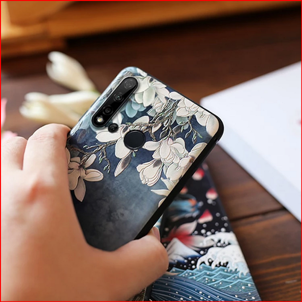 Flower Fish Bird Japanese Style Cover Case for OnePlus 9 8 10 Pro Nord