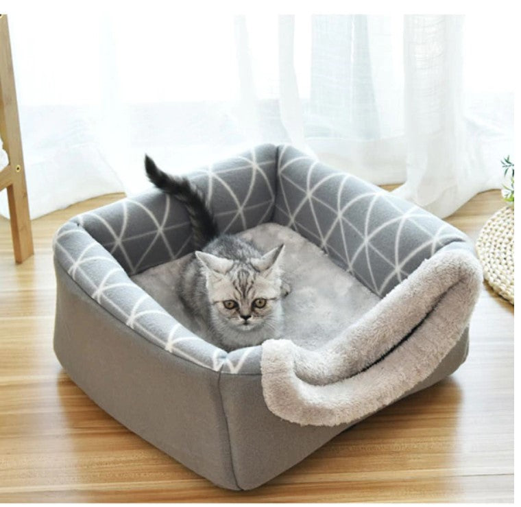 Warm Dog House Luxury & Comfortable Bed Mat Pad Sleep For Pet Dog Cat
