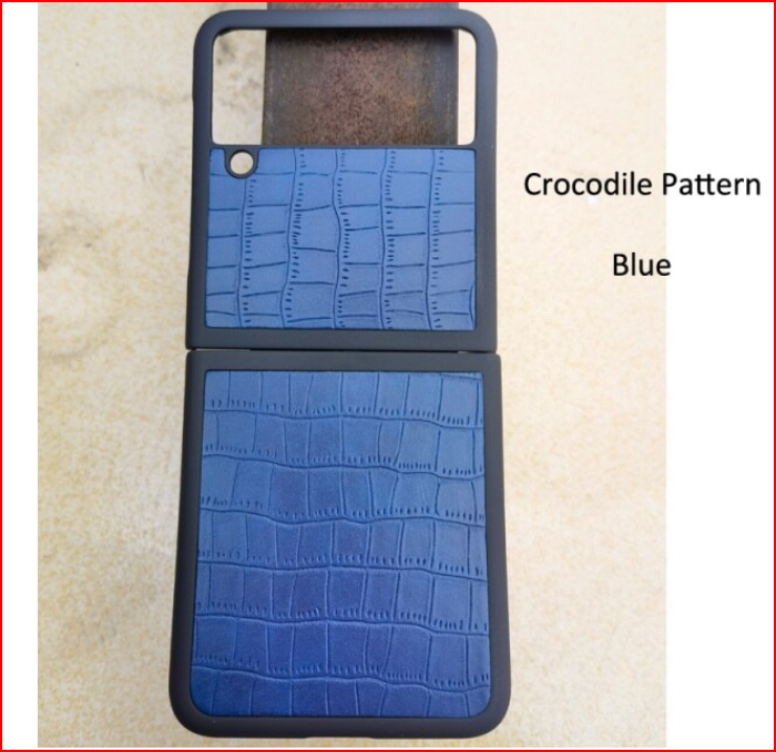 Crocodile Pattern Protective Cover Case for Samsung Galaxy Z Flip 3 4